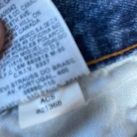 Levi's Vintage 501 Jeans Dark Wash Sz 40 X 30 - Picture 7 of 7